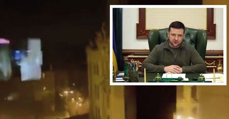 Wojna w Ukrainie. Zełenski pokazuje nocny Kijów