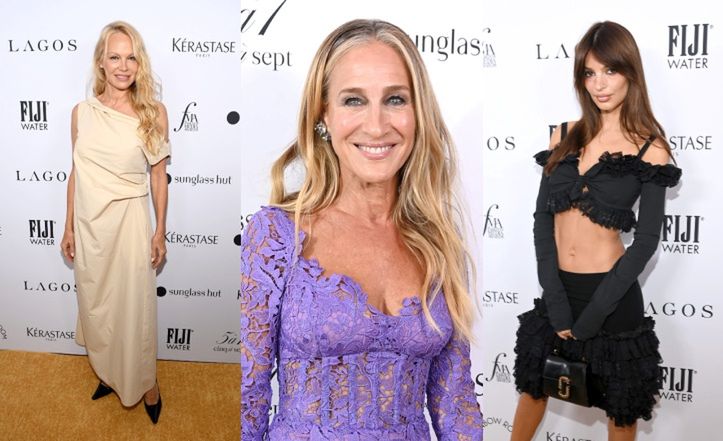 Gwiazdy walczą o tytuł "ikony stylu" na modowej imprezie: Sarah Jessica Parker, Pamela Anderson, Emily Ratajkowski... (ZDJĘCIA)