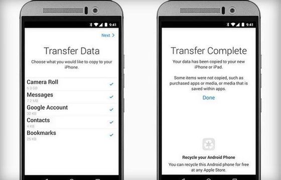 "Move to iOS" - Apple z aplikacją na Androida, która ułatwia przejście na iPhone’a