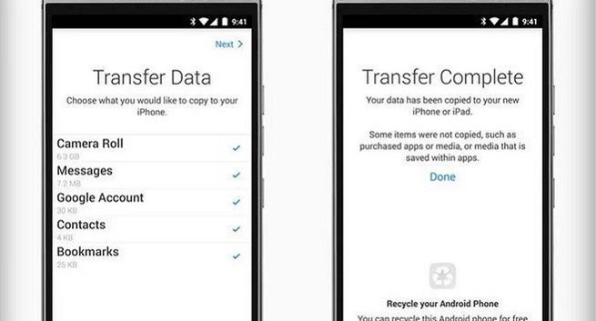 "Move to iOS" - Apple z aplikacją na Androida, która ułatwia przejście na iPhone’a