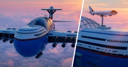 "Latający Titanic", czyli podniebny hotel napędzany energią atomową. Ma nie lądować przez parę lat