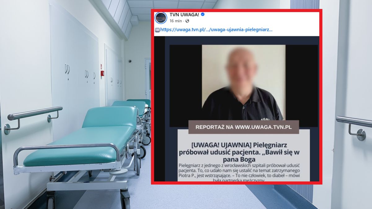 Pielęgniarz próbował udusić 77-letniego pacjenta