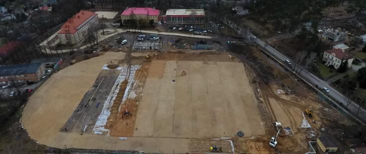 Trwa rozbudowa Stadionu Międzyszkolnego