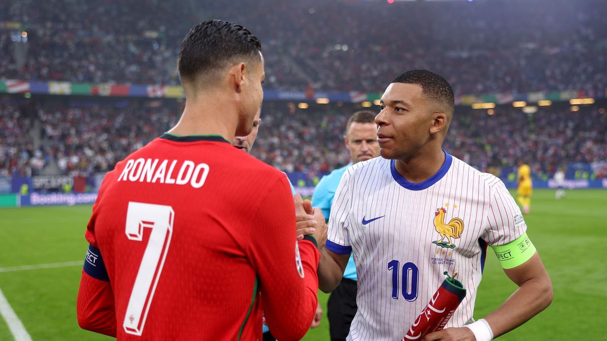 Getty Images / Alex Pantling - UEFA/UEFA via Getty Images / Cristiano Ronaldo i Kylian Mbappe