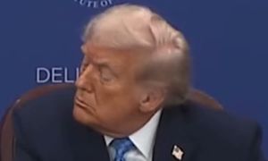 Głośno o zachowaniu Trumpa. Wszystko się nagrało