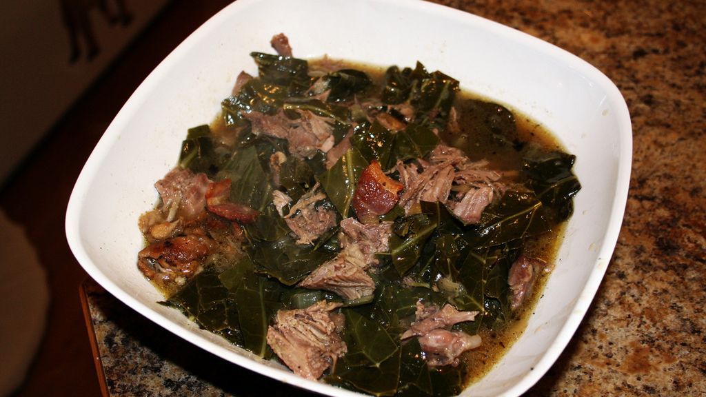 Gotowana kapusta pastewna bez dodatku soli, odsączona