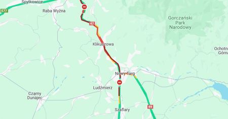 Stoją w 6-kilometrowym korku. Spore utrudnienia na Zakopiance