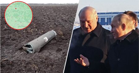 Rakieta spadła na terenie Białorusi. Komunikat Kijowa