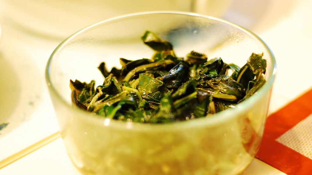 Gotowana mrożona krojona kapusta pastewna bez dodatku soli, odsączona