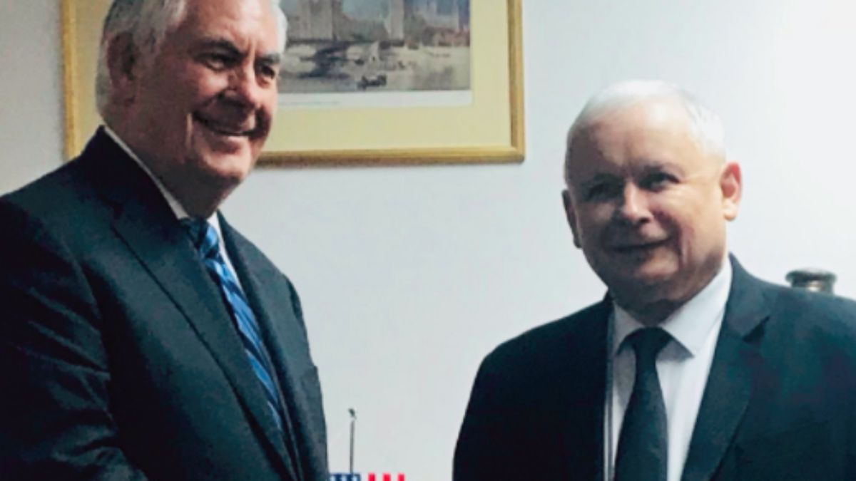 Kaczyński spotkał się z Tillersonem. "Nie rozmawialiśmy o praworządności"