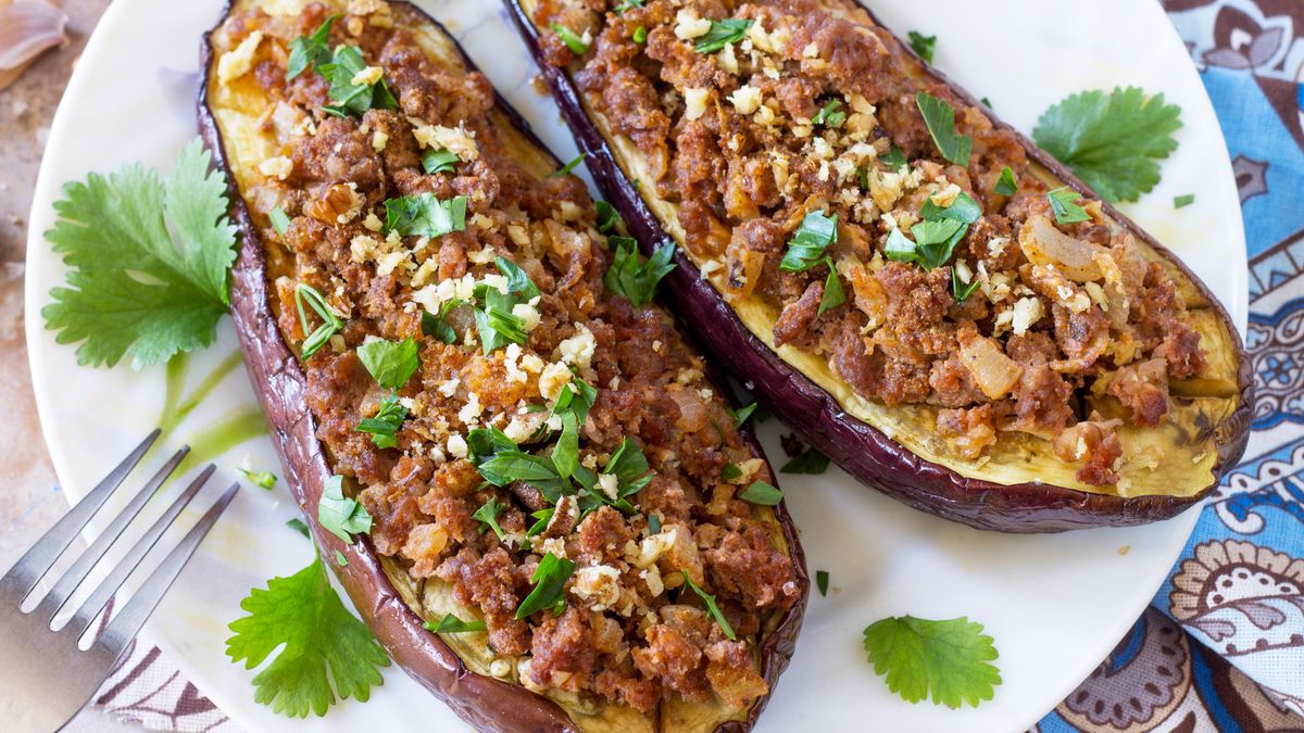 Faszerowany bakłażan