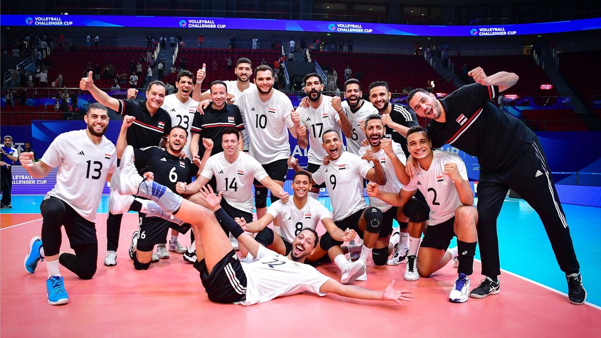 Zdjęcie okładkowe artykułu: Materiały prasowe / VolleyballWorld / Na zdjęciu: reprezentacja Egiptu