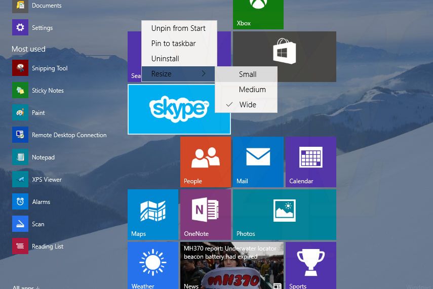 Windows 10: przezroczyste Menu Start i nowy ekran logowania