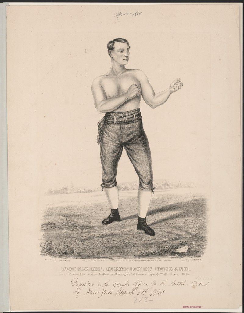 Tom Sayers, mistrz Anglii 1857-1860. źródło: wikipedia.org. Kochał boks, a walka o mistrzostwo świata miała być ukoronowaniem jego kariery