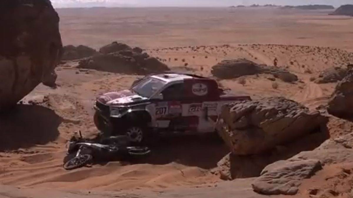 Kierowca przejechał po motocykliście 