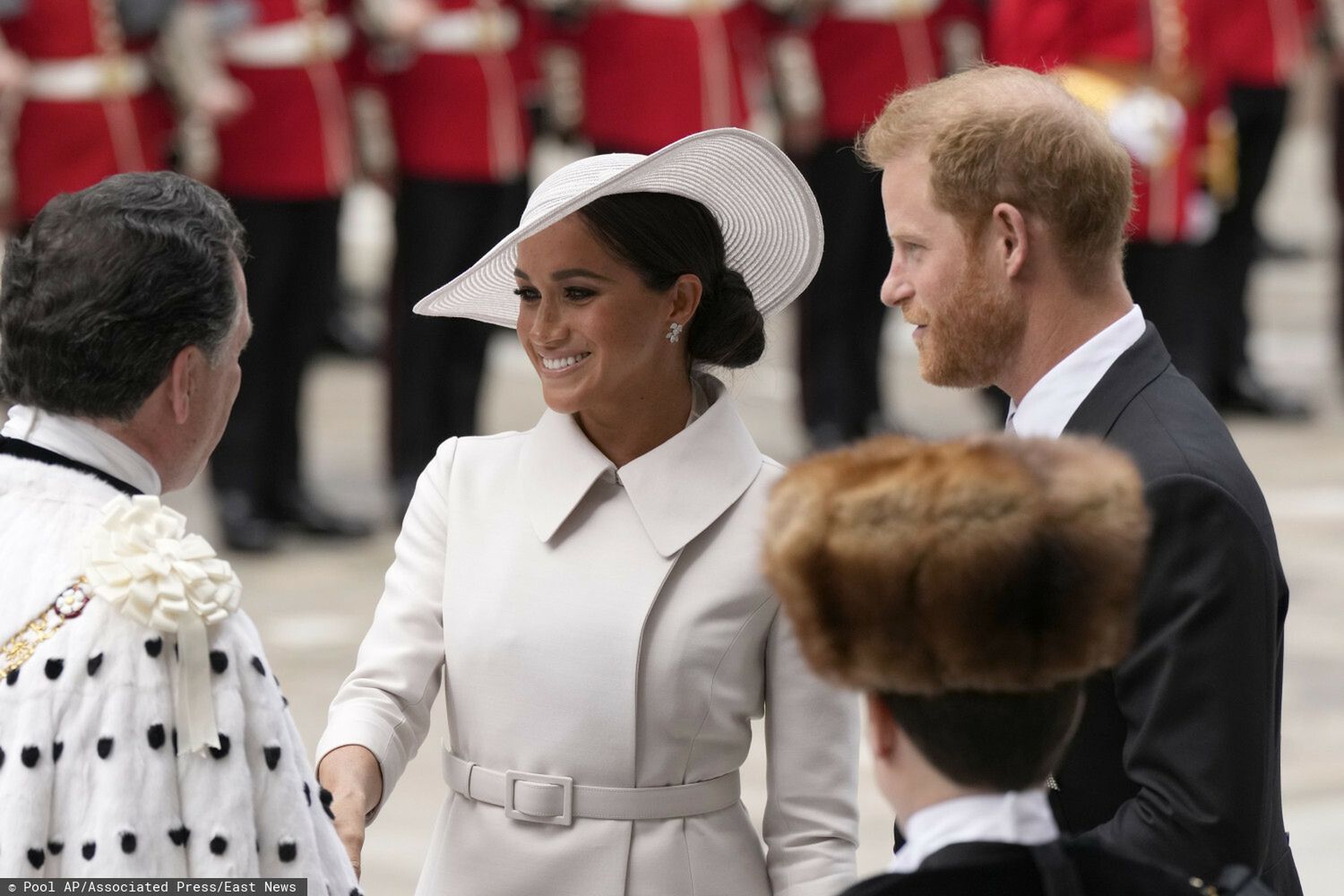 Meghan Markle i książę Harry na jubileuszu 70-lecia panowania królowej