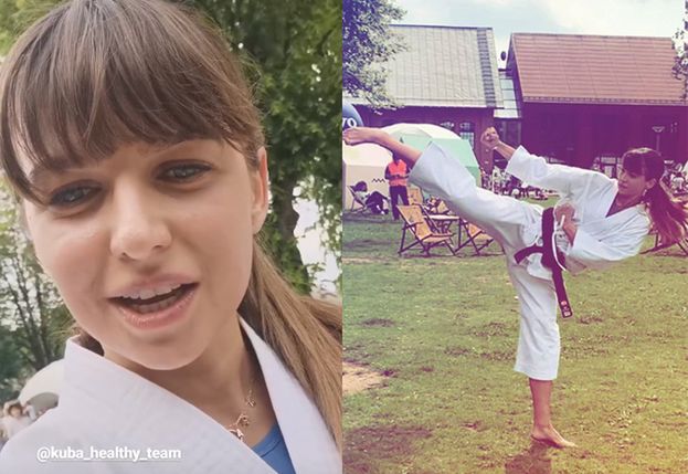 Anna Lewandowska poprowadziła trening karate w kimonie: "Jestem taka wzruszona"