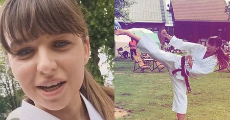 Anna Lewandowska poprowadziła trening karate w kimonie: "Jestem taka wzruszona"