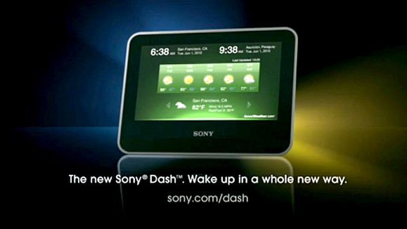 Sony Dash - budzikotablet z bardzo niestandardową reklamą 1