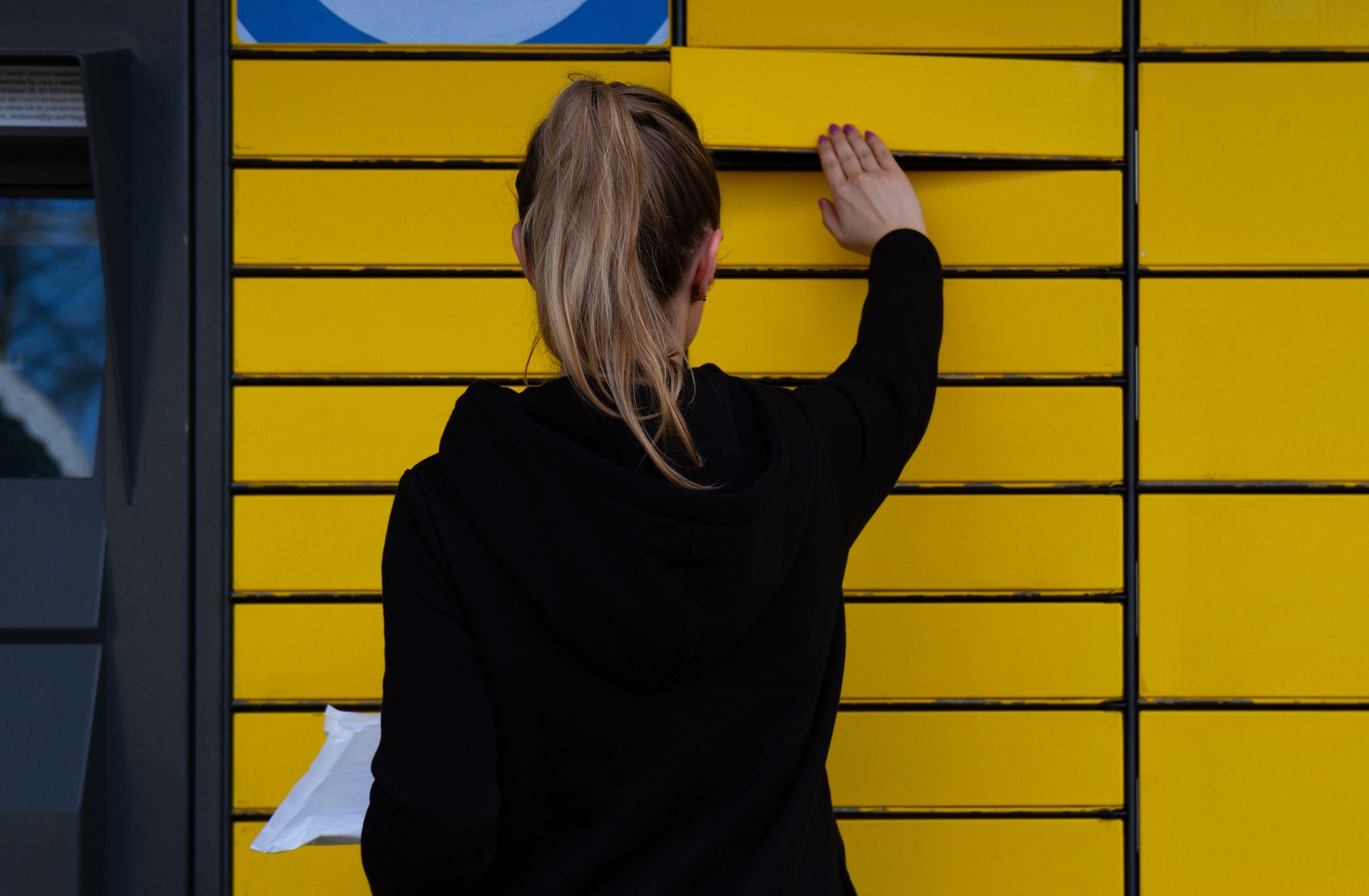 Marcin Golba
paczkomat, parcel, locker, inpost, package, woman, pack, pickup, poland, courier, delivery, technology, allegro, automatic, box, cabinet, collect, commerce, company, door, e-commerce, electronic, equipment, express, female, girl, in post, lock, lockers, machine, mail, mailbox, mailboxes, metal, people, person, polish, post, postal, receive, self-service, service, shelf, shipping, shopping, smart, station, steel, storage
