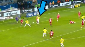 Popis napastnika Motoru. Spójrz, jak sprytnie zaskoczył Widzew [WIDEO]
