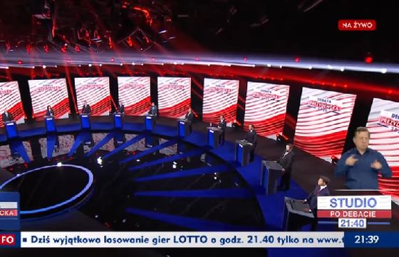 4,63 mln widzów debaty wyborczej, najwięcej w TVP1