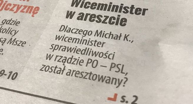 „Nasz Dziennik” podał nieprawdę o aresztowaniu Michała Królikowskiego. Prokuratura dementuje, Królikowski chce odszkodowania