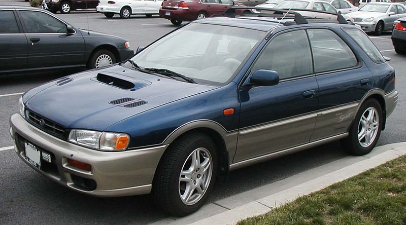 Impreza Outback pierwszej generacji.