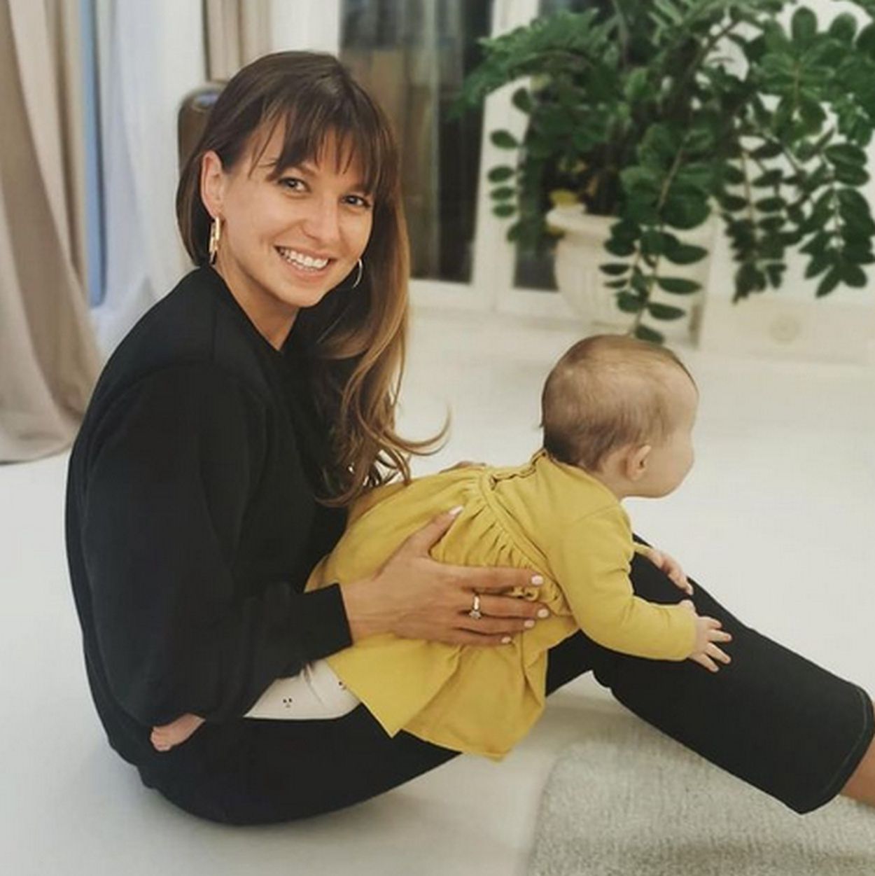 Anna Lewandowska z córką Laurą