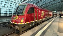 Oranżada Hellena wyrusza w świąteczną trasę pociągiem