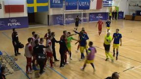 Futsal. Eliminacje Euro 2022. Awantura na meczu Polaków. Przepychanki pomiędzy zawodnikami