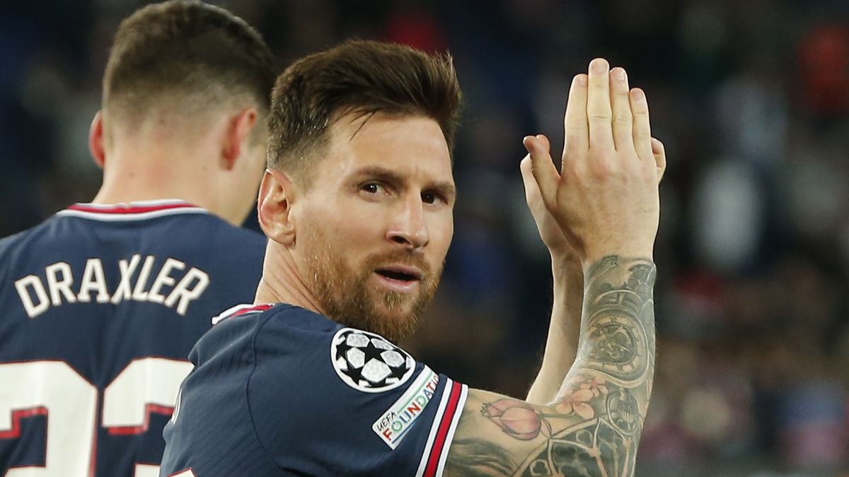 PAP/EPA / Christophe Petit Tesson / Na zdjęciu: Lionel Messi