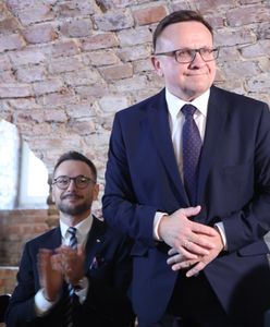 Atak na biuro poselskie. Wulgarne napisy, zniszczony baner