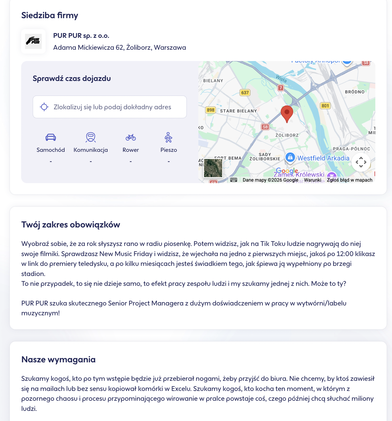 Ogłoszenie Pur Pur