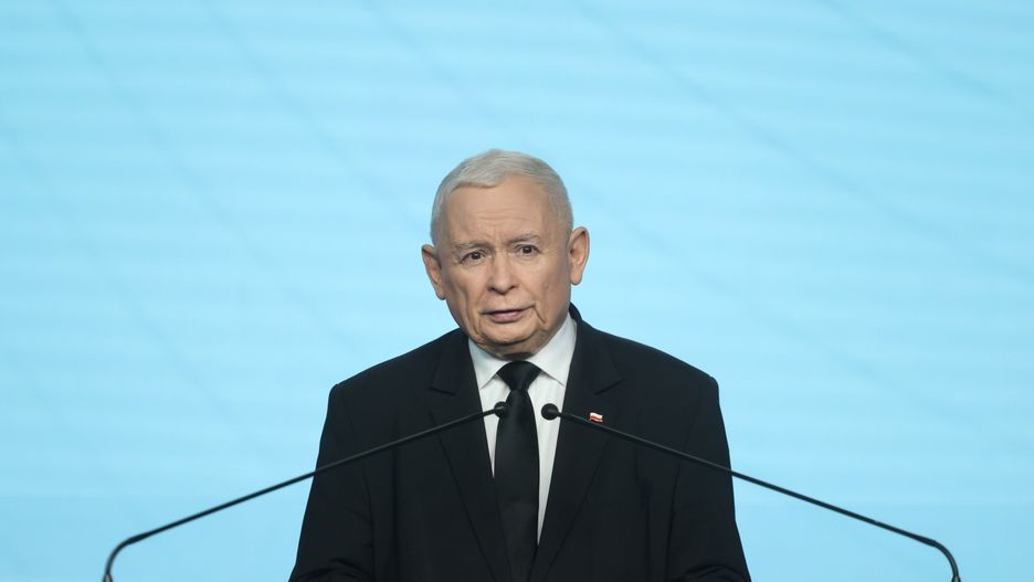 Jaros�aw Kaczy�ski
Albert Zawada
konferencja prasowa, Nowogrodzka, PiS, polityk polityka