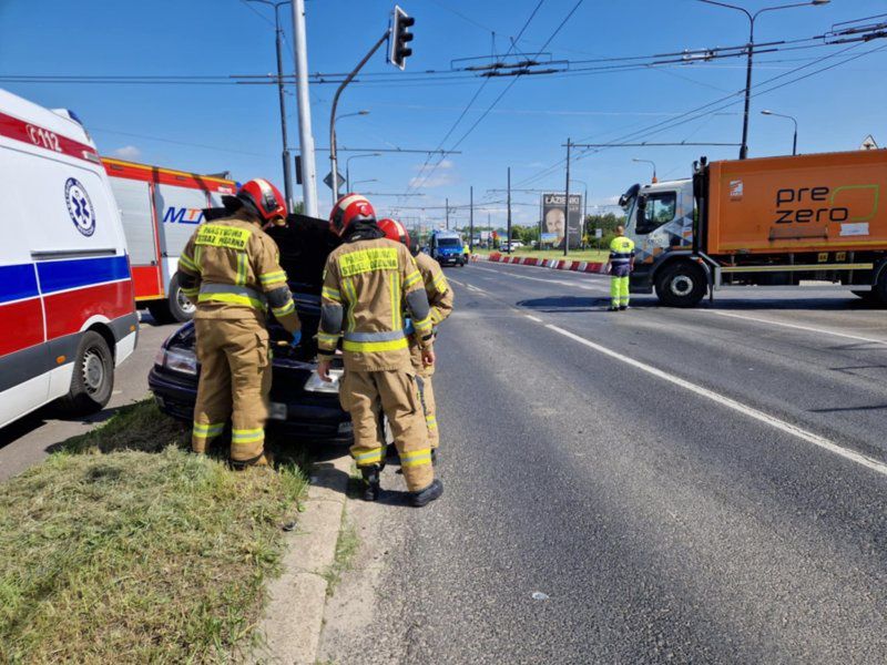 fot. lublin112.pl Kolejny wypadek na tym skrzyżowaniu w Lublinie