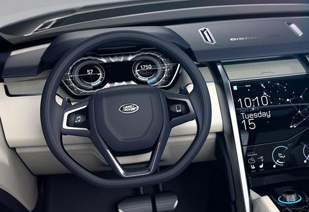 Land Rover Discovery Vision Concept kierownica