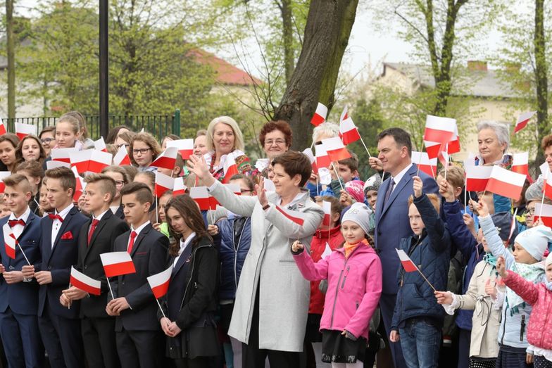 Beata Szydło na obchodach Dnia Flagi Rzeczpospolitej Polskiej