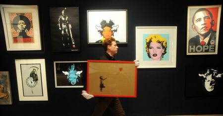 Niesamowita akcja Banksy'ego. Tak się robi dzieła sztuki