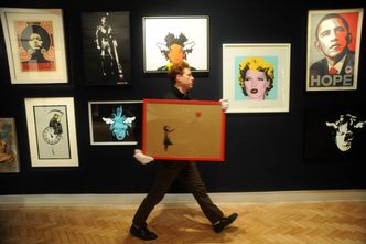 Niesamowita akcja Banksy'ego. Tak się robi dzieła sztuki