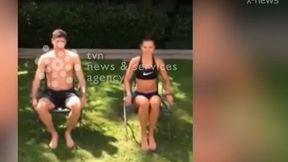 Anna i Robert Lewandowscy podjęli wyzwanie Ice Bucket Challenge