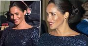 Meghan Markle z ciążowym brzuszkiem w olśniewającej wieczorowej kreacji. W Royal Albert Hall błyszczała jak na gali Oscarów!