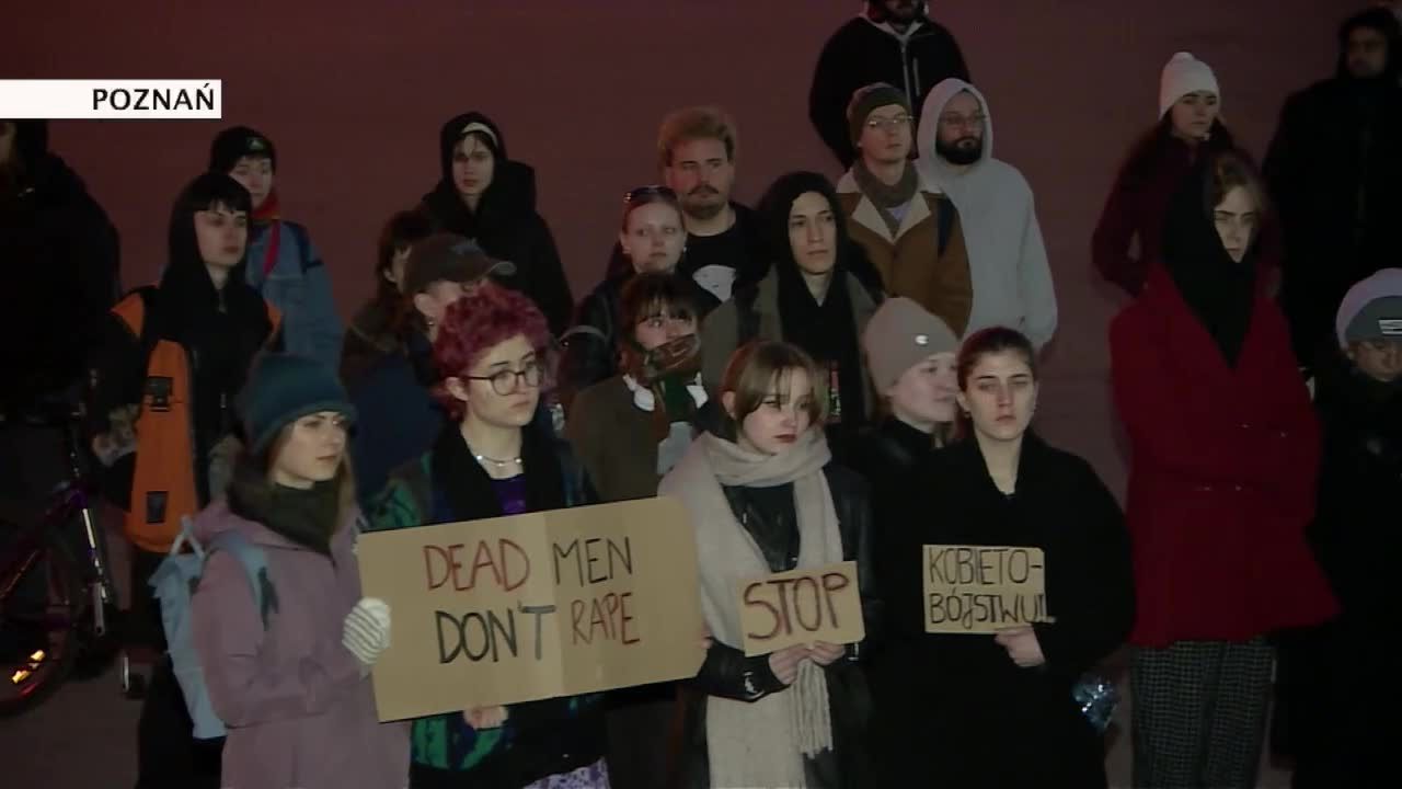 Protesty po śmierci 25-Lizy z Białorusi, która została brutalnie zgwałcona w centrum Warszawy