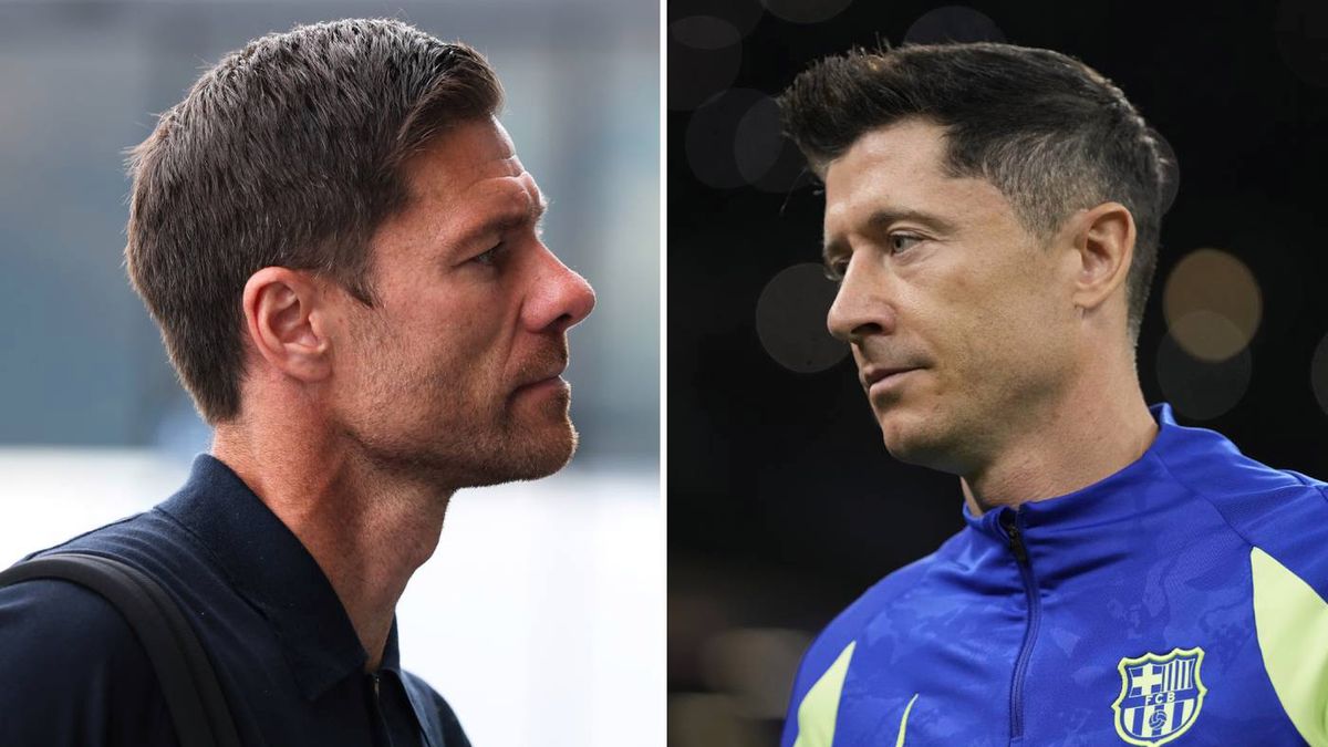 Getty Images / Luka Hales/NurPhoto / Xabi Alonso i Robert Lewandowski