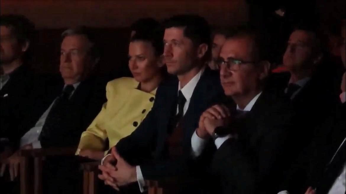 Anna i Robert Lewandowscy na gali Złotego Buta