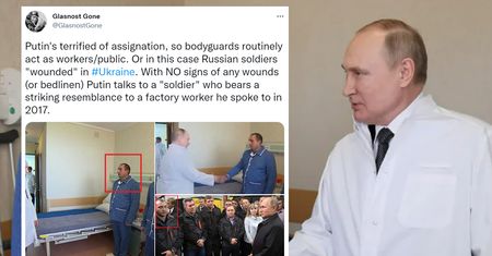 Ustawka z Putinem? "Uderzające podobieństwo" widać na zdjęciach