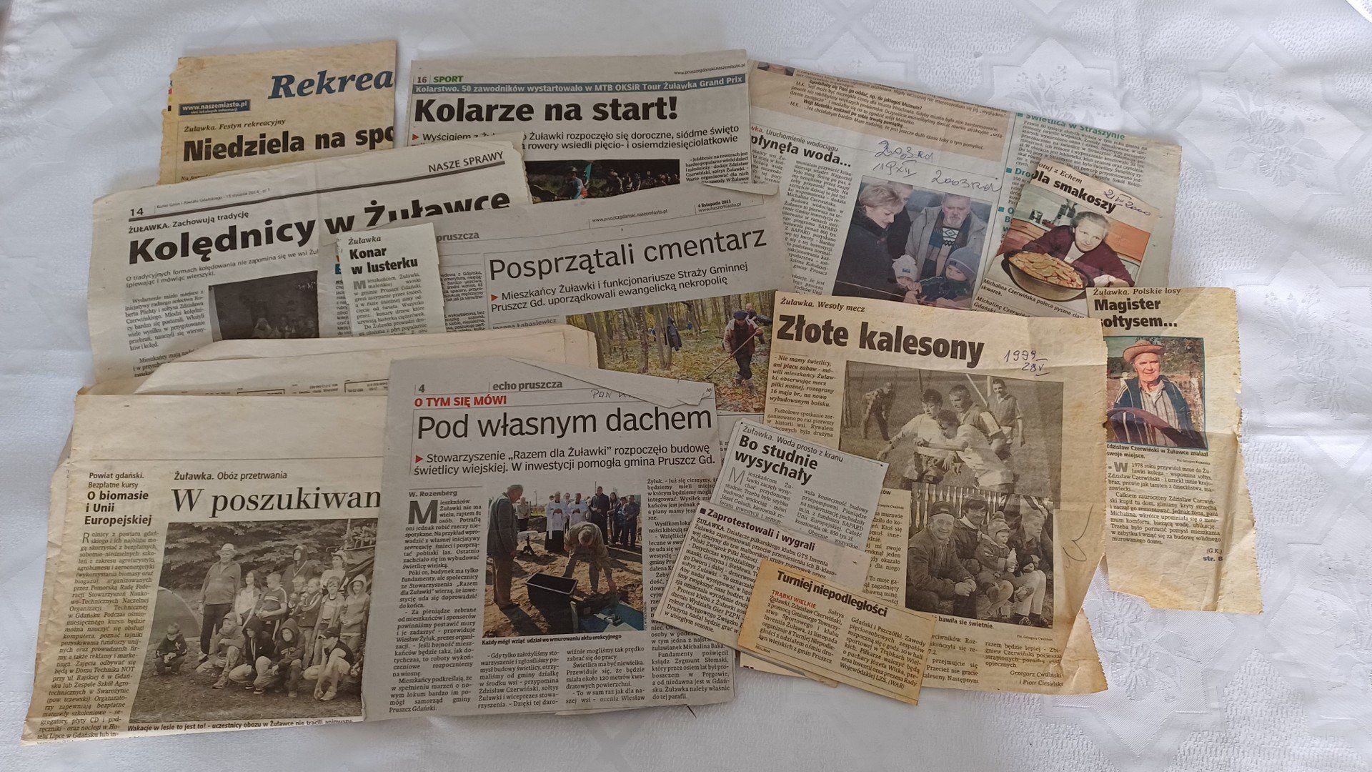 „To historia jest, dlatego zbieram najciekawsze wycinki artykułów dotyczące Żuławki”