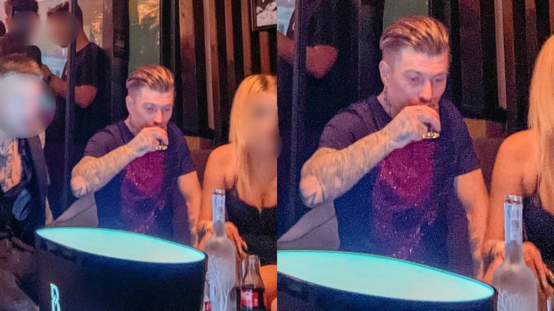 Jakub Kosecki imprezuje do rana