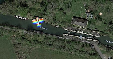 Znalezisko w Google Maps. Aparat uchwycił niezwykłą tęczę