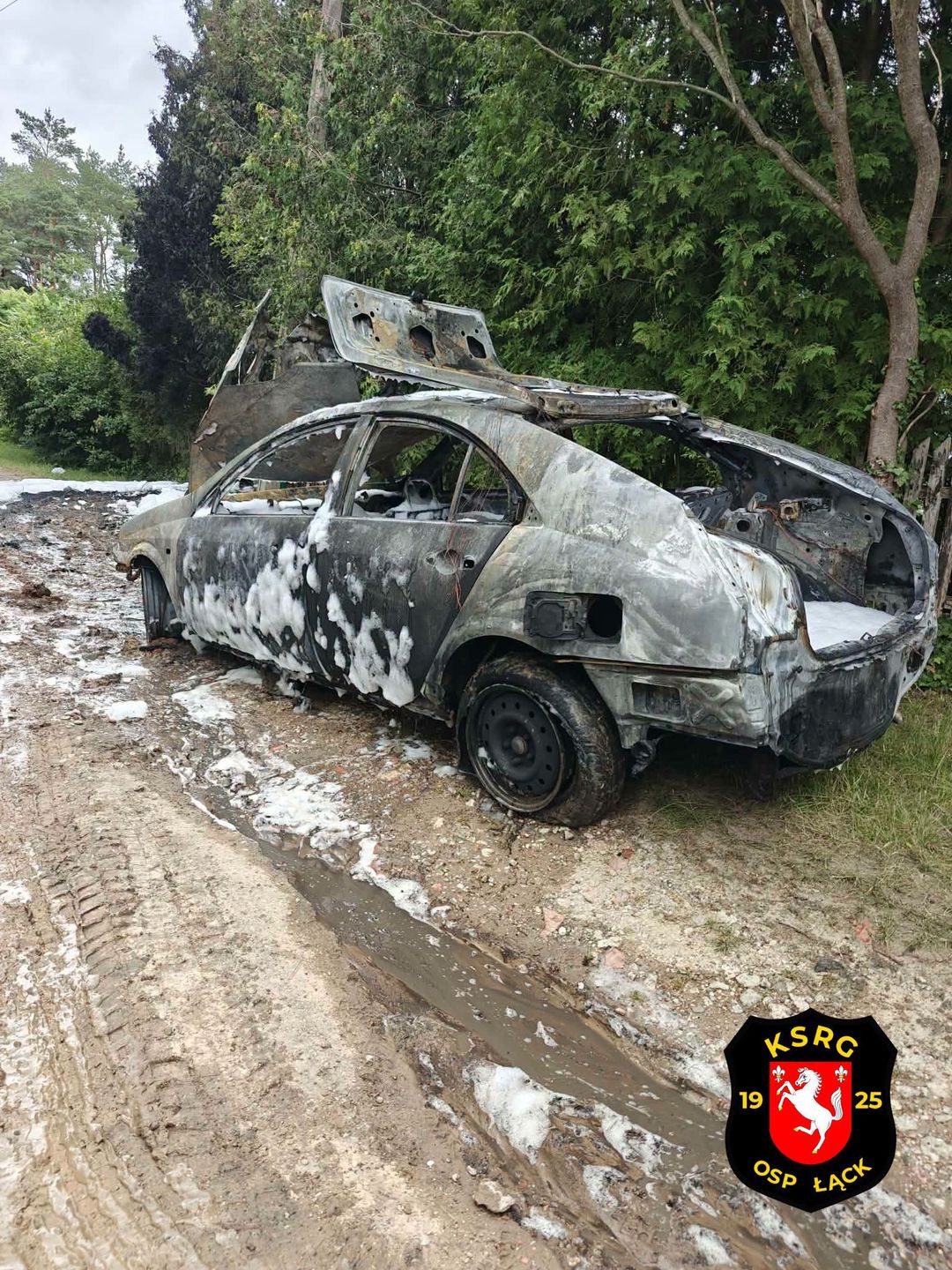 Pożar auta